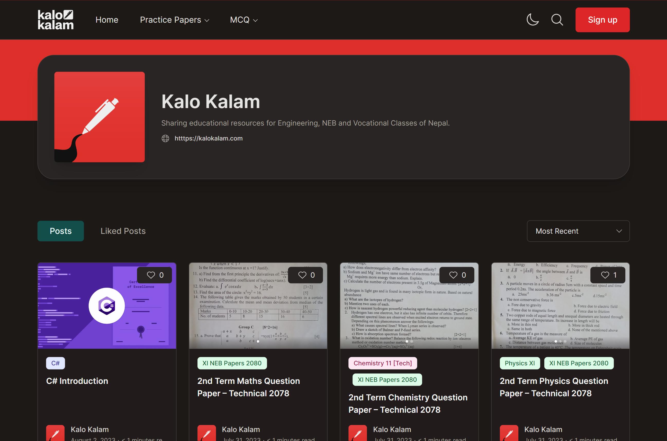 Kalokalam author page